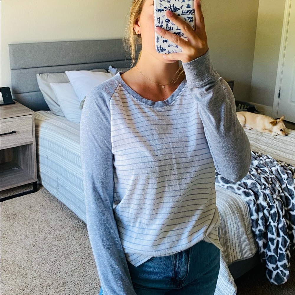 Mossimo Striped Baseball Tee